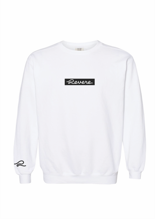 Revere White Crewneck (Unisex)