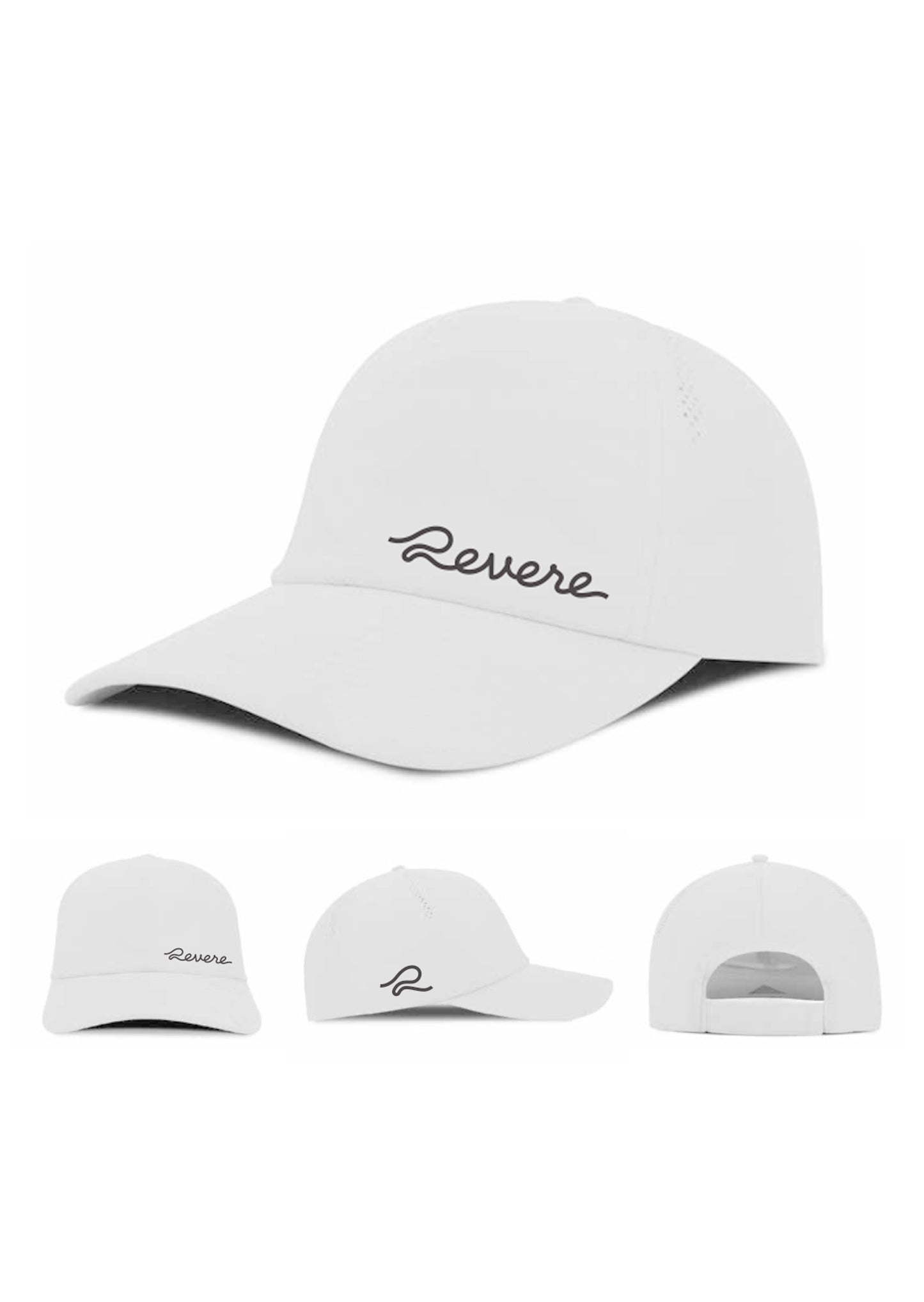 Revere White Cap (Unisex)